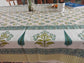 Designer Hand Block Cotton Table Cover - 60 x 90 inches 6 seater | smaller 8 seater  Table Cloth