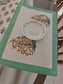 Rajwadi  Elegance Teal Yellow Table Runner Table Mats & Napkins - Set of 7 pieces