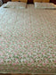 Designer Phool Hand block Premium Cotton King Bedsheet 9 x 9 feet