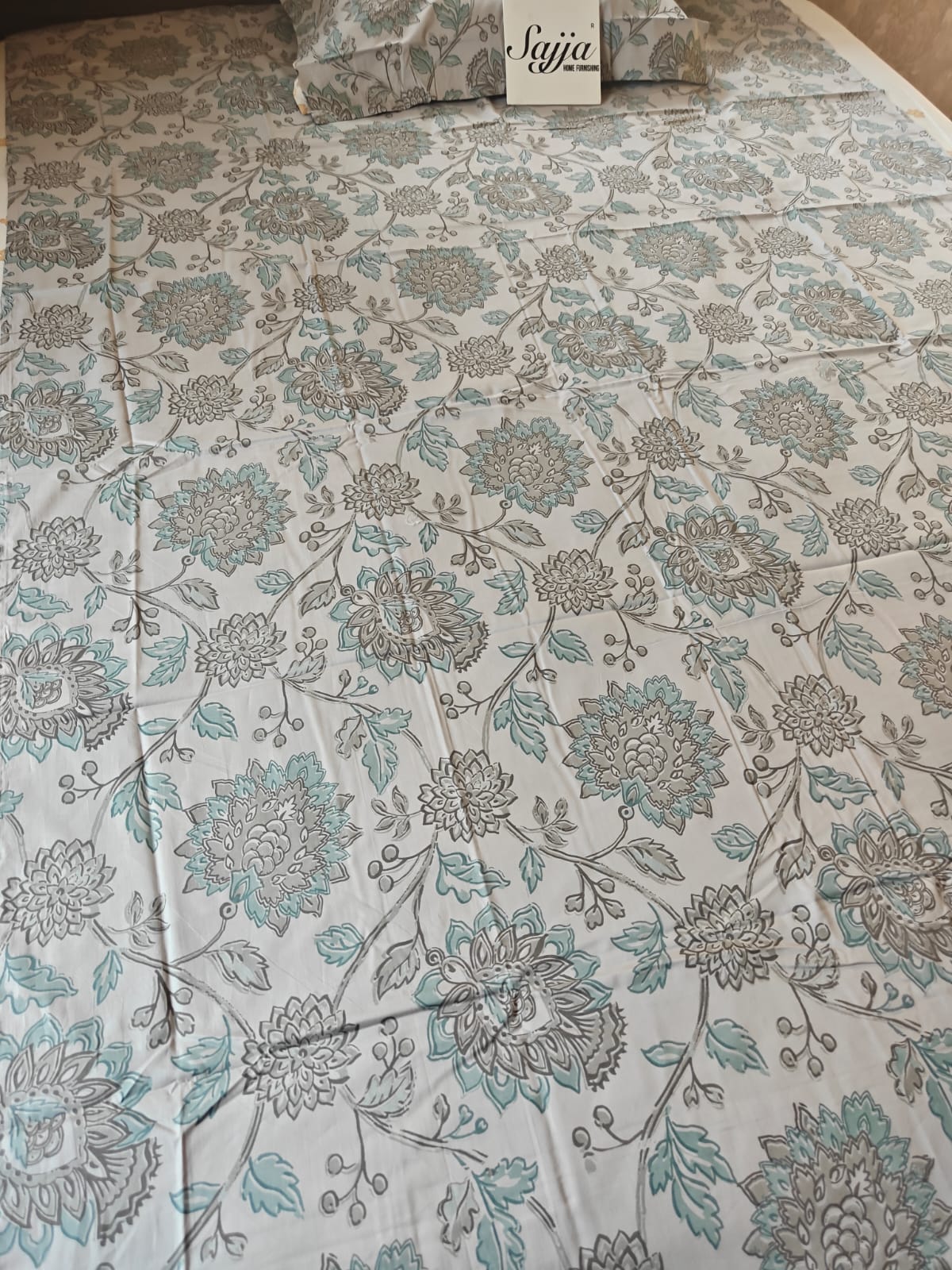 Luxor Premium Cotton Floral SINGLE BEDSHEET (60x 90in)