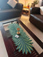 Buy Handmade Garden Green Beads Table Runner For Home Décor