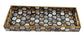 Turkish Mosaic Gold Decorative MDF Tray | Stylish Serving & Home Décor Tray