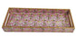 Rose Gold Mosaic Gold Inlay Decorative MDF Tray | Stylish Serving & Home Décor Tray