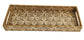 Green Leaves Marble Inlay Print Decorative  MDF Tray | Stylish Serving & Home Décor Tray