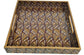 Brown Marble Inlay Print Decorative Sqaure MDF Tray | Stylish Serving & Home Décor Tray