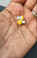 Miniature Yellow  mushroom figurines  Set of 1 - Sajja Garden Nursery 