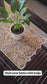 Royal Gold Trellis Beads Table Mat Beaded Placemat