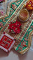 Swastik Gota Patti Festive Centre piece Decor Tealight Runner Mat Rectangle Rangolis