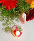  Sajja Chic Handmade Flamingo Round Beads Coaster Doily