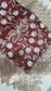 Beautiful Lace work Translucent Organza  Embroidered Teapoy Table Runner