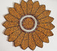 Round Sunflower Floral Beads Table Mat