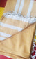 Trendy Super Absorbent Organic Cotton Beach Bath Towel Yellow - Large